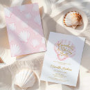 Search for seashells invitations Bride