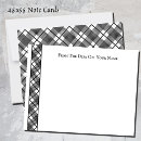 Search for plaid note cards Vintage
