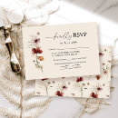 Search for boho wedding rsvp cards Autumn