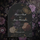 Search for dark and moody wedding invitations Elegant
