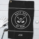 Search for funny sayings golf golf towels Dad