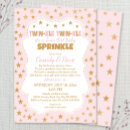 Search for twin stars baby shower invitations For kids