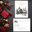 Search for change of address christmas postcards Festive