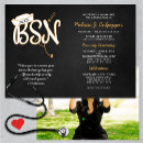 Search for bsn graduation invitations Gold