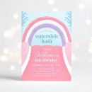 Search for water slide birthday invitations Summer birthday party