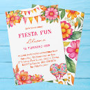 Search for spanish fiesta birthday invitations Colorful