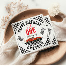 Search for checkered flag napkins Start your engines