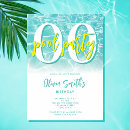 Search for any age birthday invitations Pool party