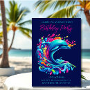 Search for dolphin birthday invitations Ocean