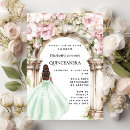 Search for green quinceanera invitations 15 years old