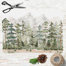 Search for watercolor wrapping paper Forest