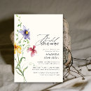 Search for love in bloom invitations Colorful flowers wildflowers floral