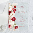 Search for red wedding invitations Floral