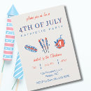 Search for 4th of july invitations Minimalist