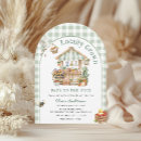 Search for organic baby shower invitations Greenery