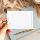 Search for blue border note cards Chic