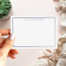 Search for blue border note cards Chic