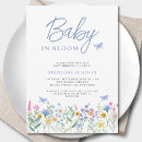 Search for in bloom baby boy shower invitations Watercolor