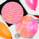 Search for disco graduation invitations announcements High school graduation