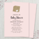 Search for drop in baby shower invitations For her