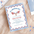 Search for all american birthday invitations Watercolor