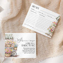 Search for bridal shower request recipe cards Fresh off the market