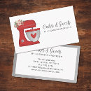 Search for kitchen designer business cards Sweets