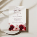 Search for ruby wedding anniversary invitations Roses