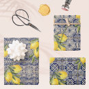 Search for portuguese wrapping paper Blue and white
