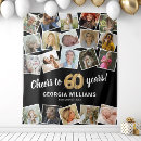Search for 60th birthday backdrops Black and gold