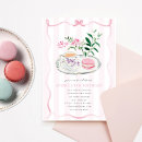 Search for macaron invitations Tea party