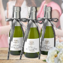 Search for bridal shower wine labels Pearls and prosecco