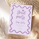 Search for black purple graduation invitations Grad party