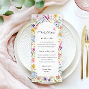 Search for floral menus Bridal shower
