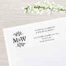 Search for couples return address labels Elegant