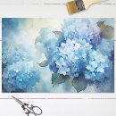 Search for blue hydrangea tissue paper Decoupage