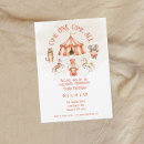 Search for circus 3rd birthday invitations Come one come all