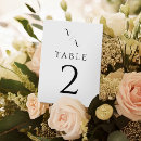 Search for minimalist wedding table cards Chic