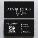 Search for aesthetician business cards Qr code