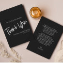 Search for handwritten thank you cards Black and white