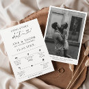 Search for timeline save the dates Long story short