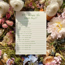 Search for who knows the bride best Bridal brunch