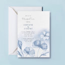 Search for dusty blue rehearsal dinner invitations Stylish