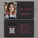 Search for eyebrow business cards Qr code