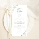 Search for programs for wedding menus Rustic