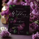 Search for purple gothic wedding invitations Purple and black