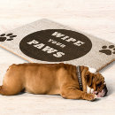 Search for dog paw print doormats Funny