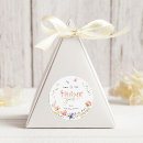 Search for 1st birthday thank you stickers Floral