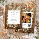 Search for qr code bridal shower invitations Botanical