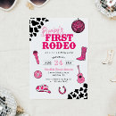 Search for disco cowgirl birthday invitations Rodeo